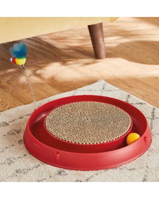 Aldi cat ball pad with scratch toy