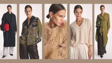 models in Amanda Wakeley's new collection