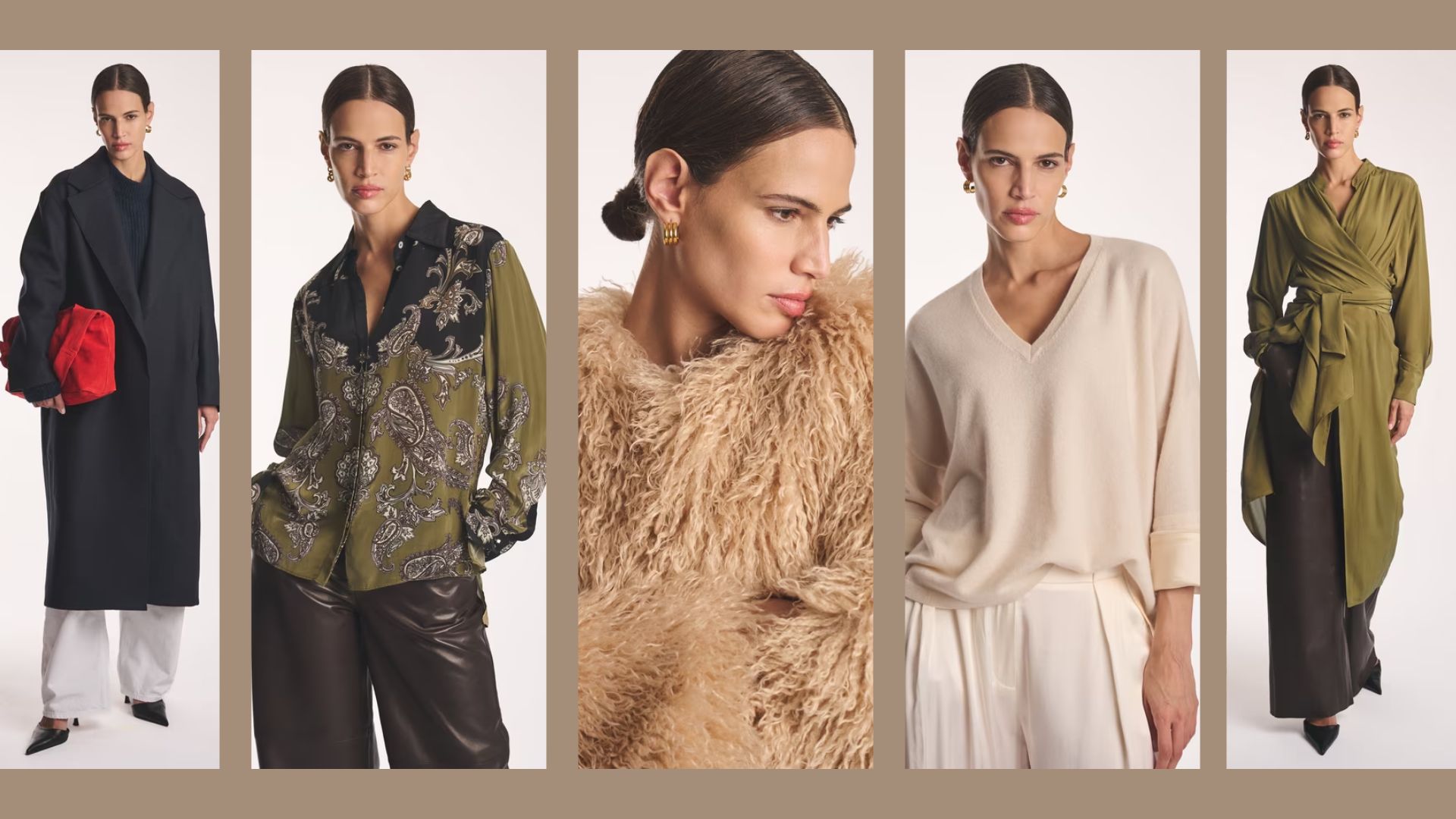 models in Amanda Wakeley's new collection