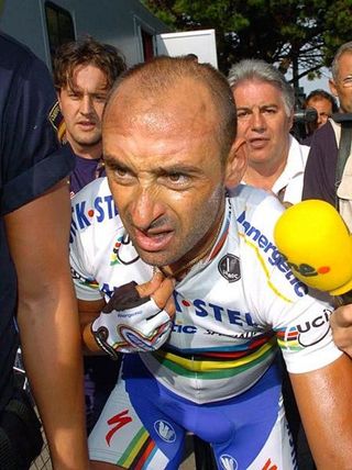 Paolo Bettini after winning stage 3.