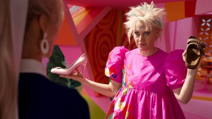 Margot Robbie stars as Stereotypical Barbie in Greta Gerwig's Barbie