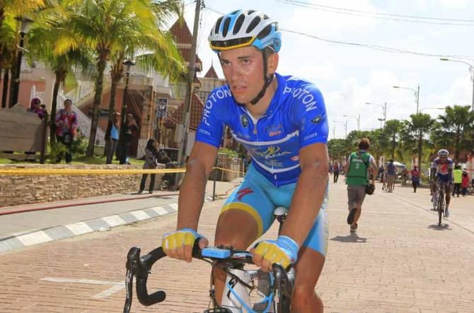 Andrea Guardini (Astana) lost out in the race for the points jersey