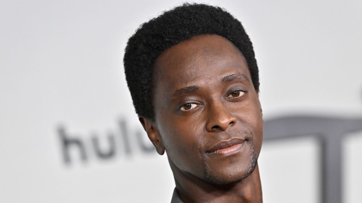 Edi Gathegi on the red carpet