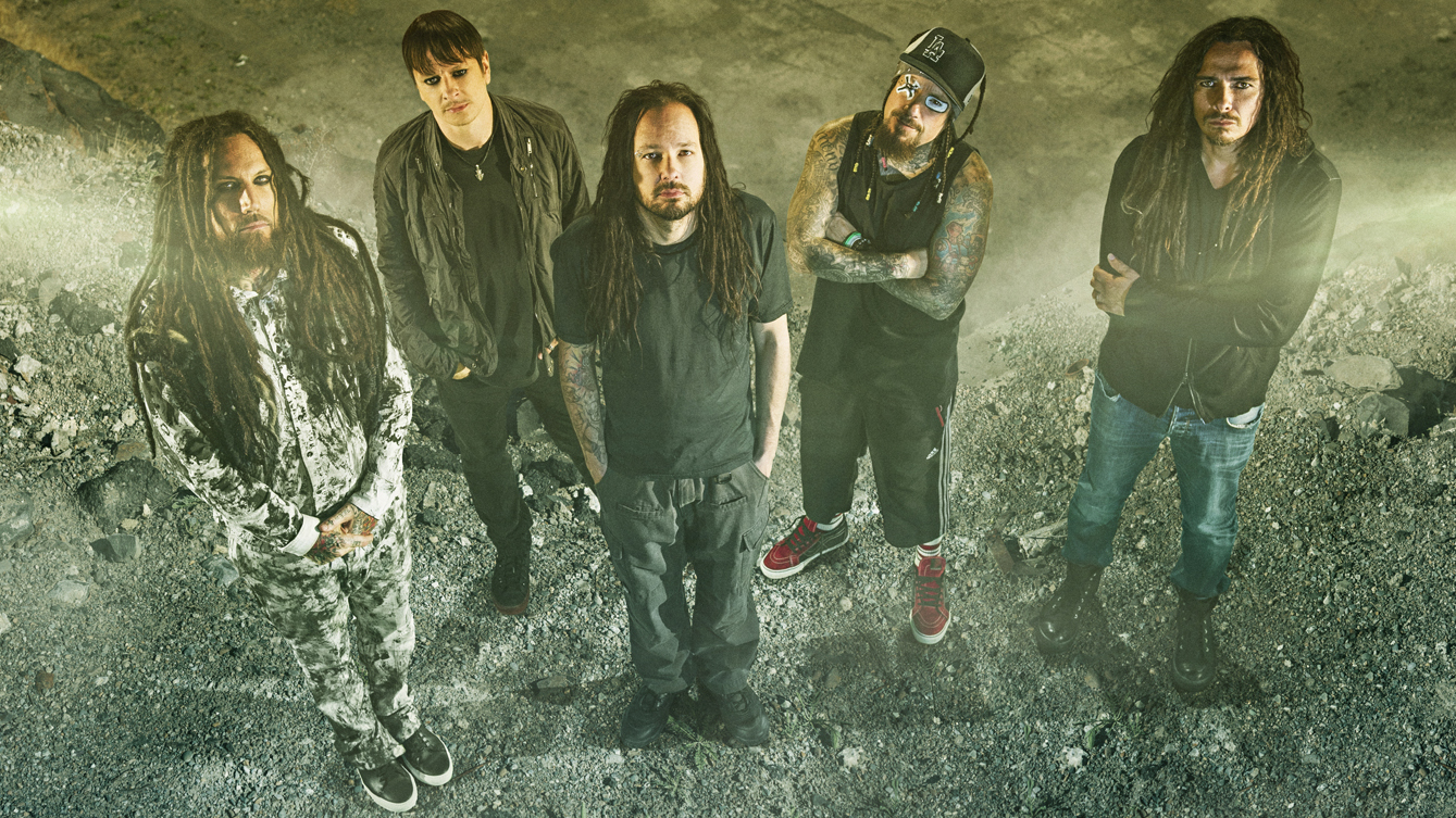 A promotional picture of Korn