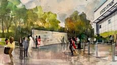 An artist&rsquo;s impression of the Cheltenham Columbarium Wall