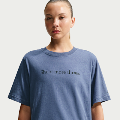 Caitlin Clark Women's Basketball T-Shirt - Diffused Blue - Size Xs