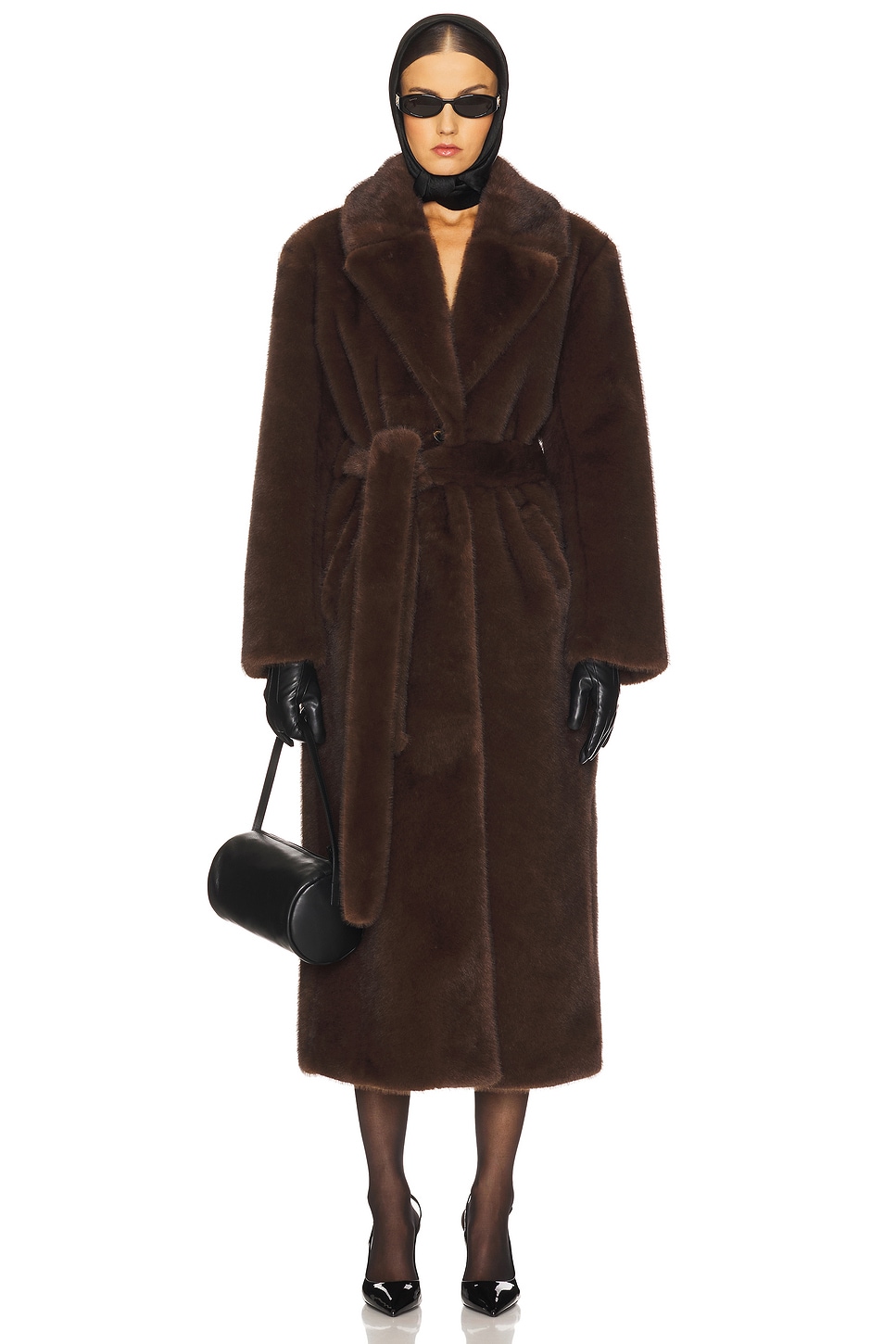 Darelle Darelle Faux Fur Maxi Coat