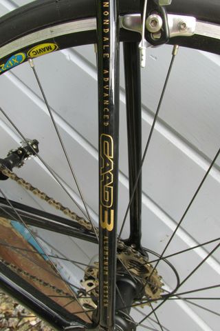 The CAAD3 was Cannondale’s first 'Cannondale Advanced Aluminium Design' frame in the late 1990s