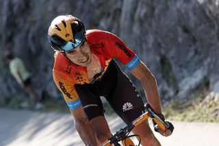 Team Bahrain rider Spains Mikel Landa rides during the 18th stage of the 107th edition of the Tour de France cycling race 168 km between Meribel and La Roche sur Foron on September 17 2020 Photo by KENZO TRIBOUILLARD AFP Photo by KENZO TRIBOUILLARDAFP via Getty Images