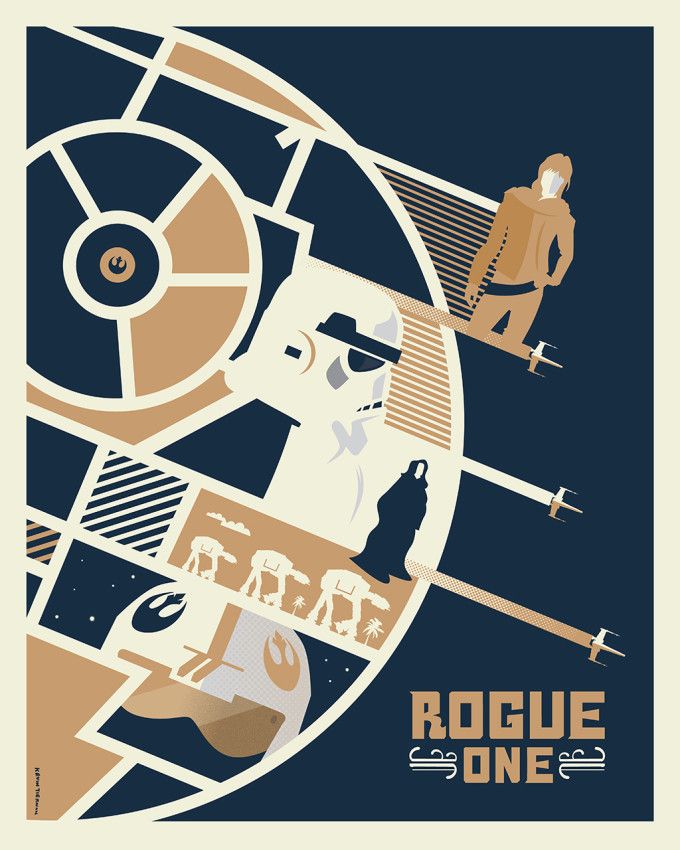 Kevin Tiernan has gone for a geometric approach for his poster