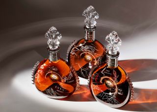 The trunk houses a special edition of Louis XIII's Grand Champagne blend