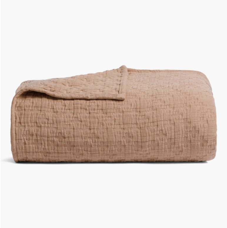 Desert Cotton Jacquard Coverlet