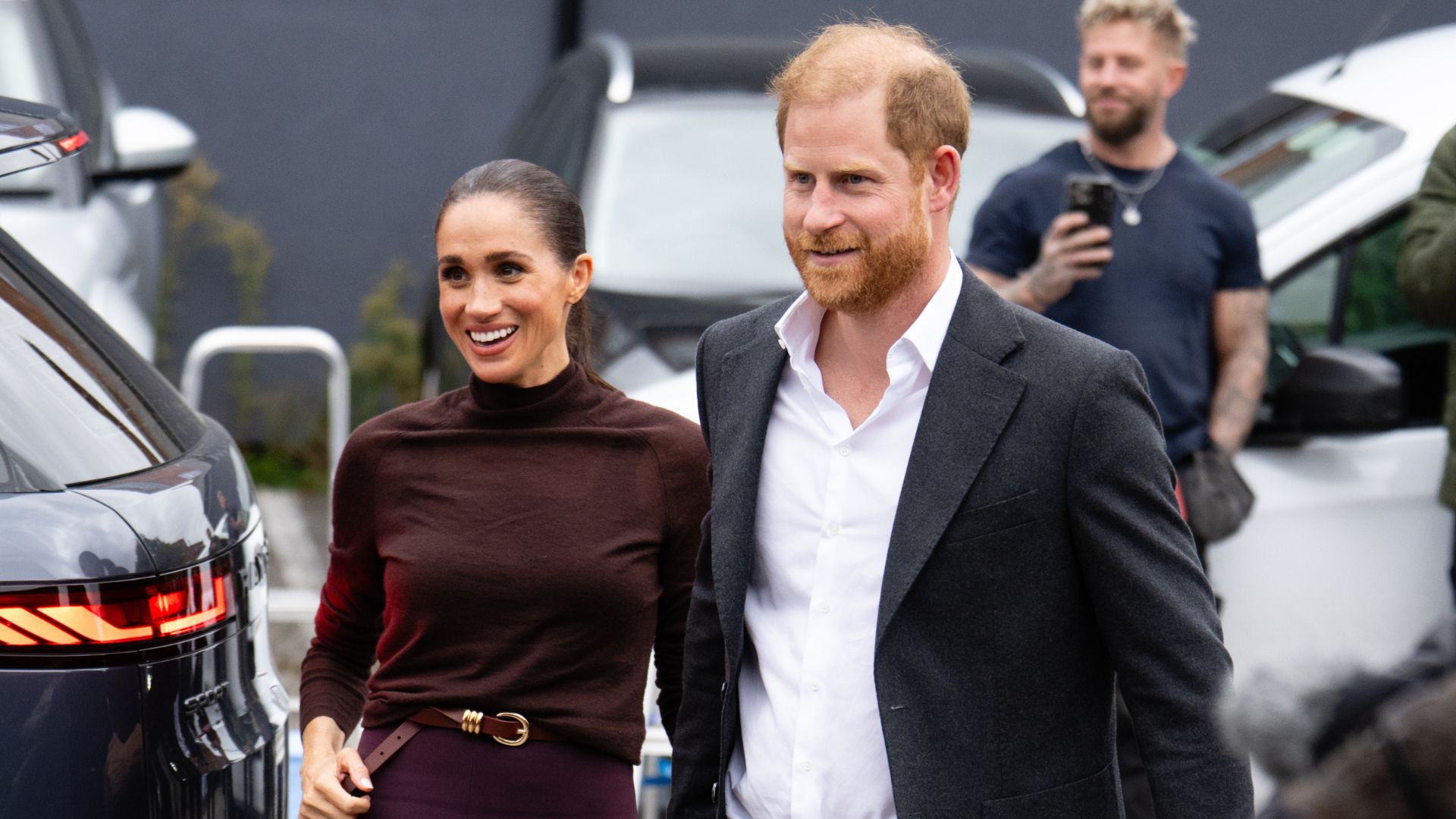 Meghan Markle and Prince Harry during their visit to Nottingham on October 15, 2026