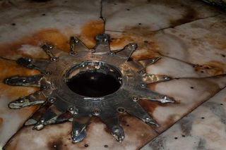 A silver 14-pointed star, embedded into the marble floor, marks the traditional site of the birth of Jesus in a grotto underneath Bethlehem's Church of the Nativity.