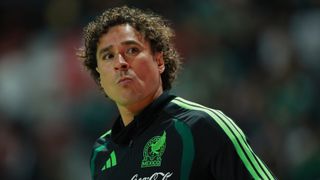 Goalkeeper Guillermo Ochoa of Mexico