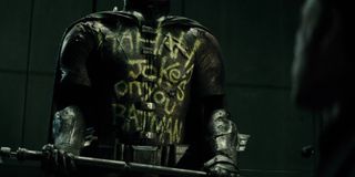 Robin suit memorial in Batman v Superman: Dawn of Justice