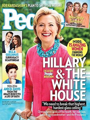 People magazine&amp;#039;s worst-selling issue of 2014 featured Hillary Clinton on the cover