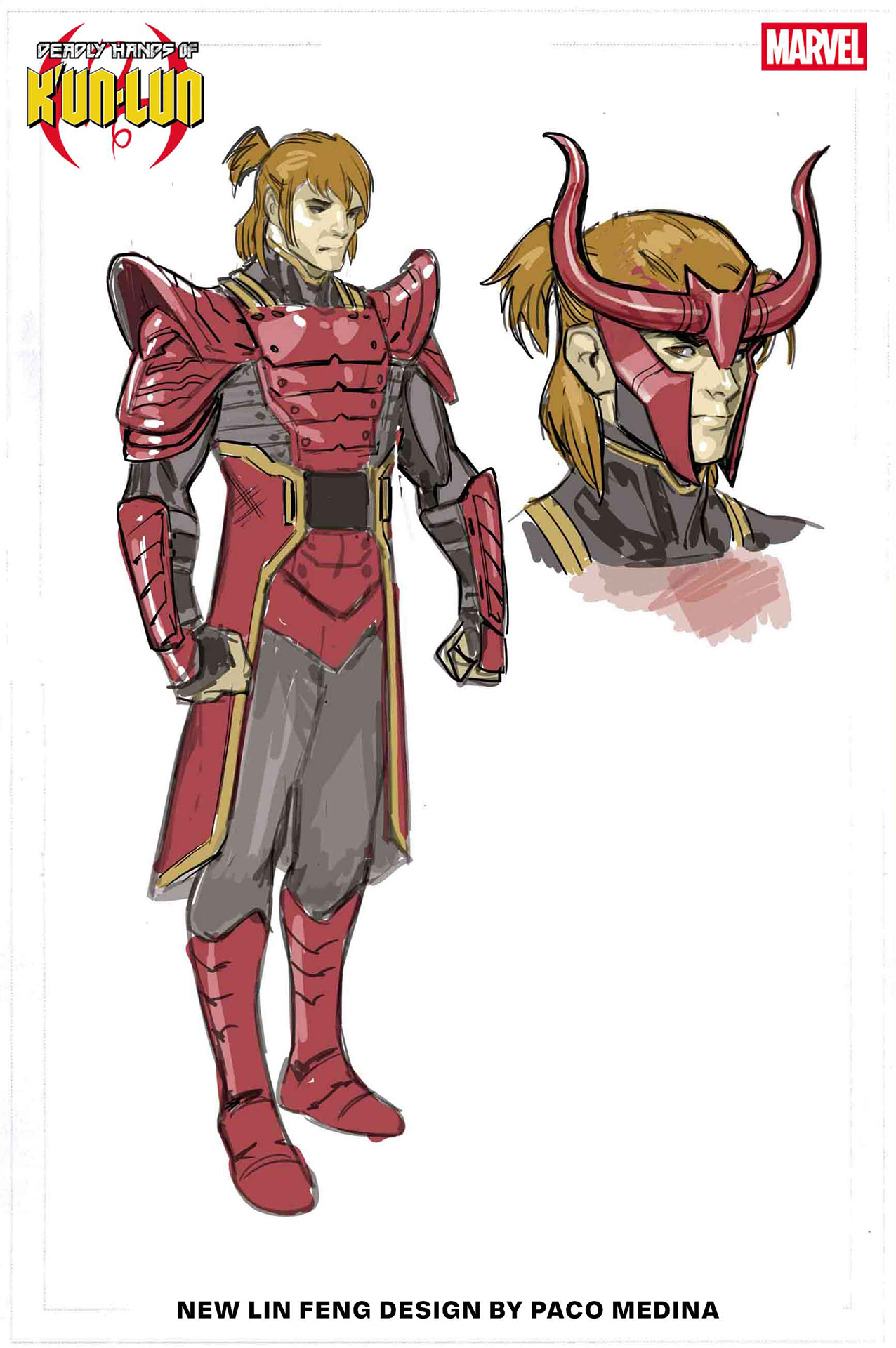 Lin Feng design sheet by Paco Medina