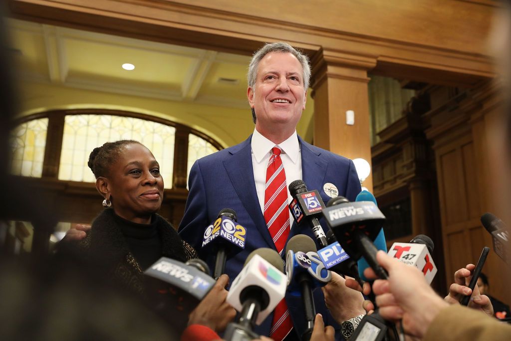 Bill de Blasio wins a second term