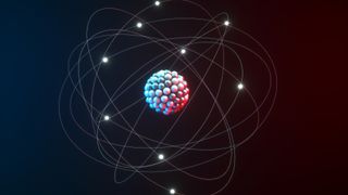 An artist's rendering of an atom