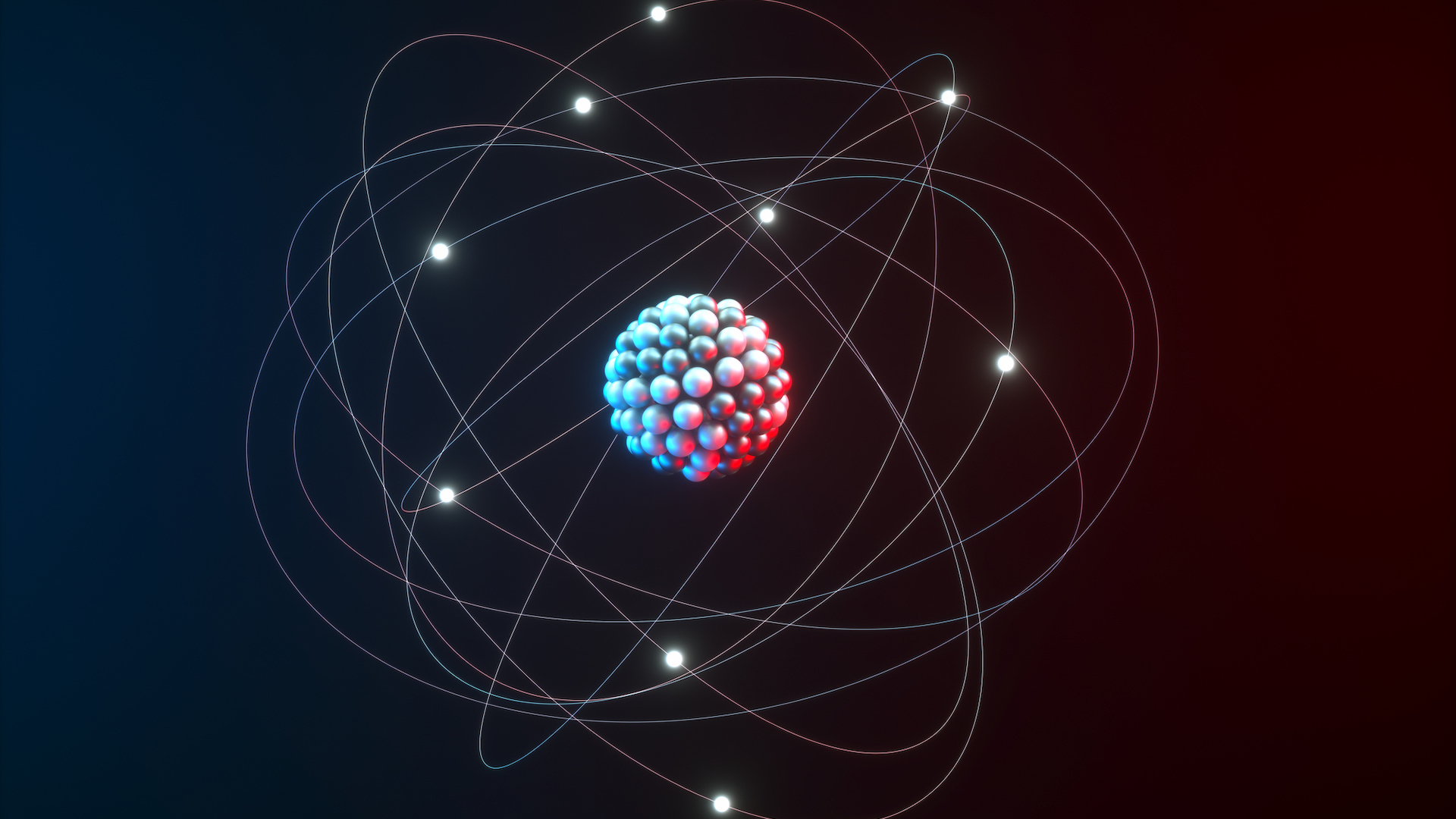 An artist's rendering of an atom