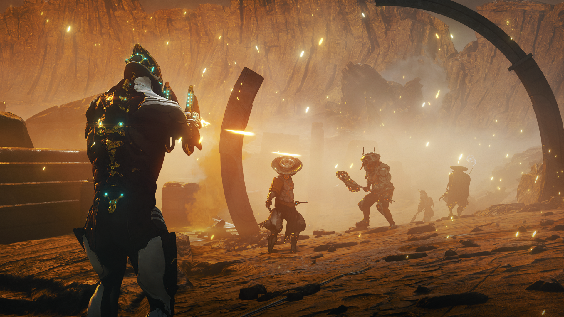 Screenshot from the TennoCon 2025 Warframe live demo.