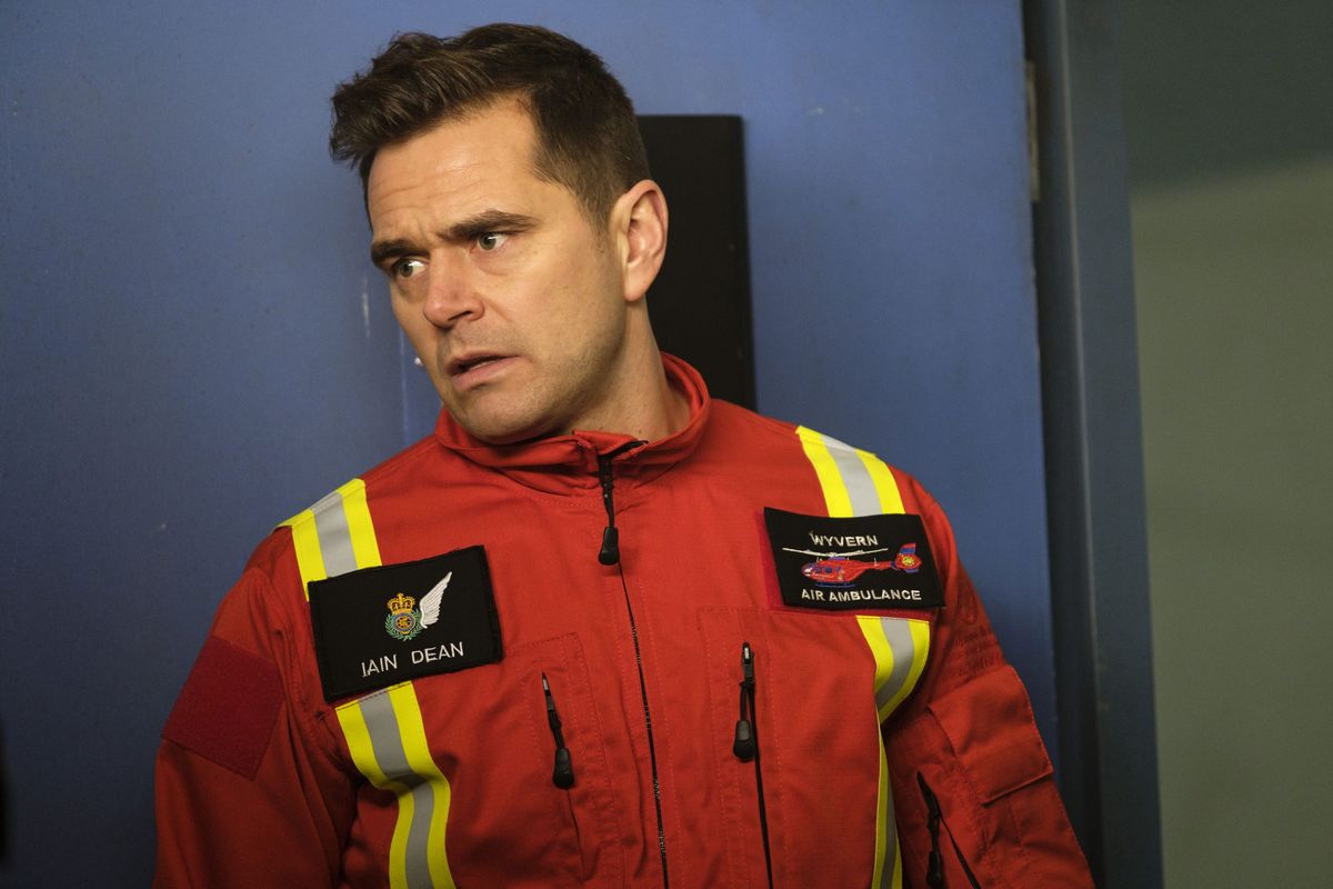 Michael Stevenson as Casualty paramedic Iain Dean