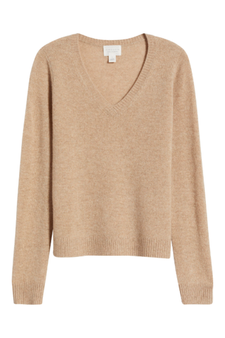 Caslon Cashmere V-Neck Sweater (Was $129) 