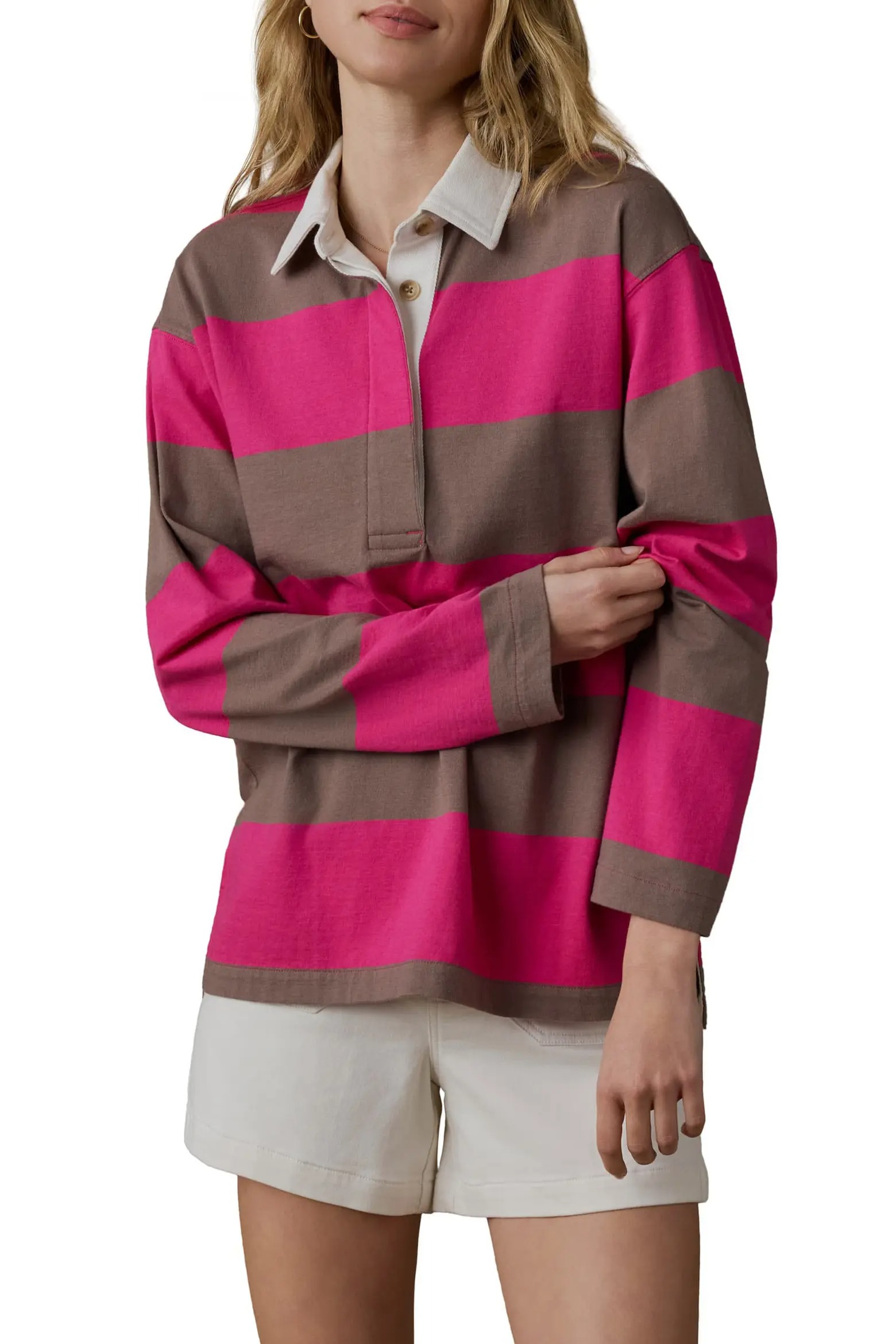 Faherty, Stripe Organic & Recycled Cotton Jersey Rugby Shirt