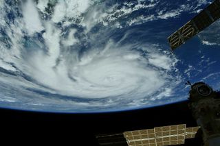 European Space Agency astronaut Thomas Pesquet of France captured this photo of Hurricane Ida as seen from the International Space Station, showing the Category 4 storm as it approached southeast Louisiana on Aug. 29, 2021. 