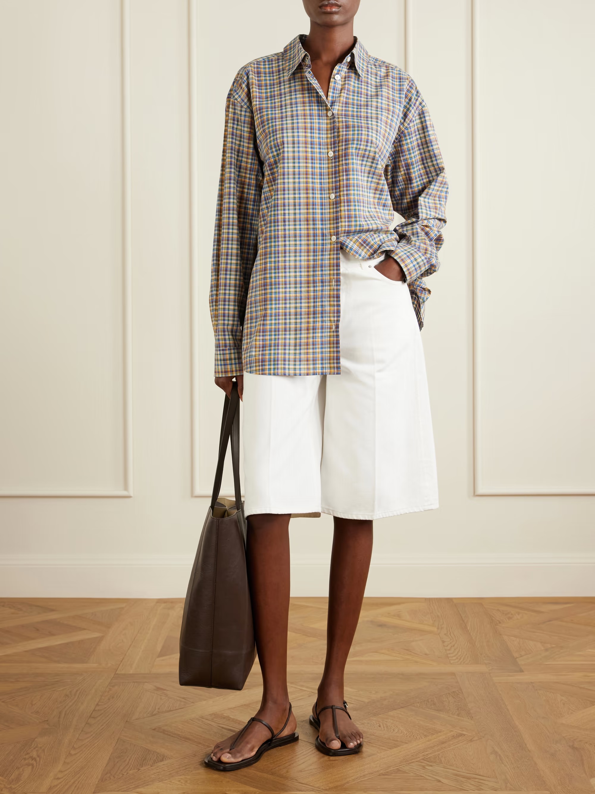 Toteme, Checked Cotton Shirt
