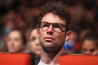 Mark Cavendish at the presentation for the 2022 Tour de France