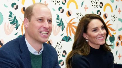 Prince William and Kate Middleton visit the Open Door Charity on January 12, 2023.