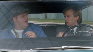 Tommy and Richard in the car in Tommy Boy.