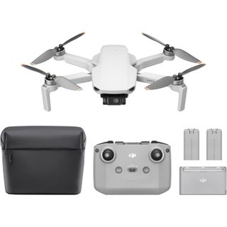 DJI Mini 4K Fly More Combo kit on white background