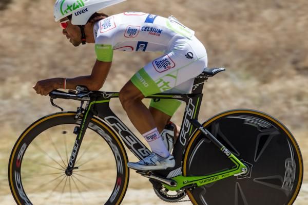 Yukihiro Doi (Argos-Shimano) started during the middle heat of the day.