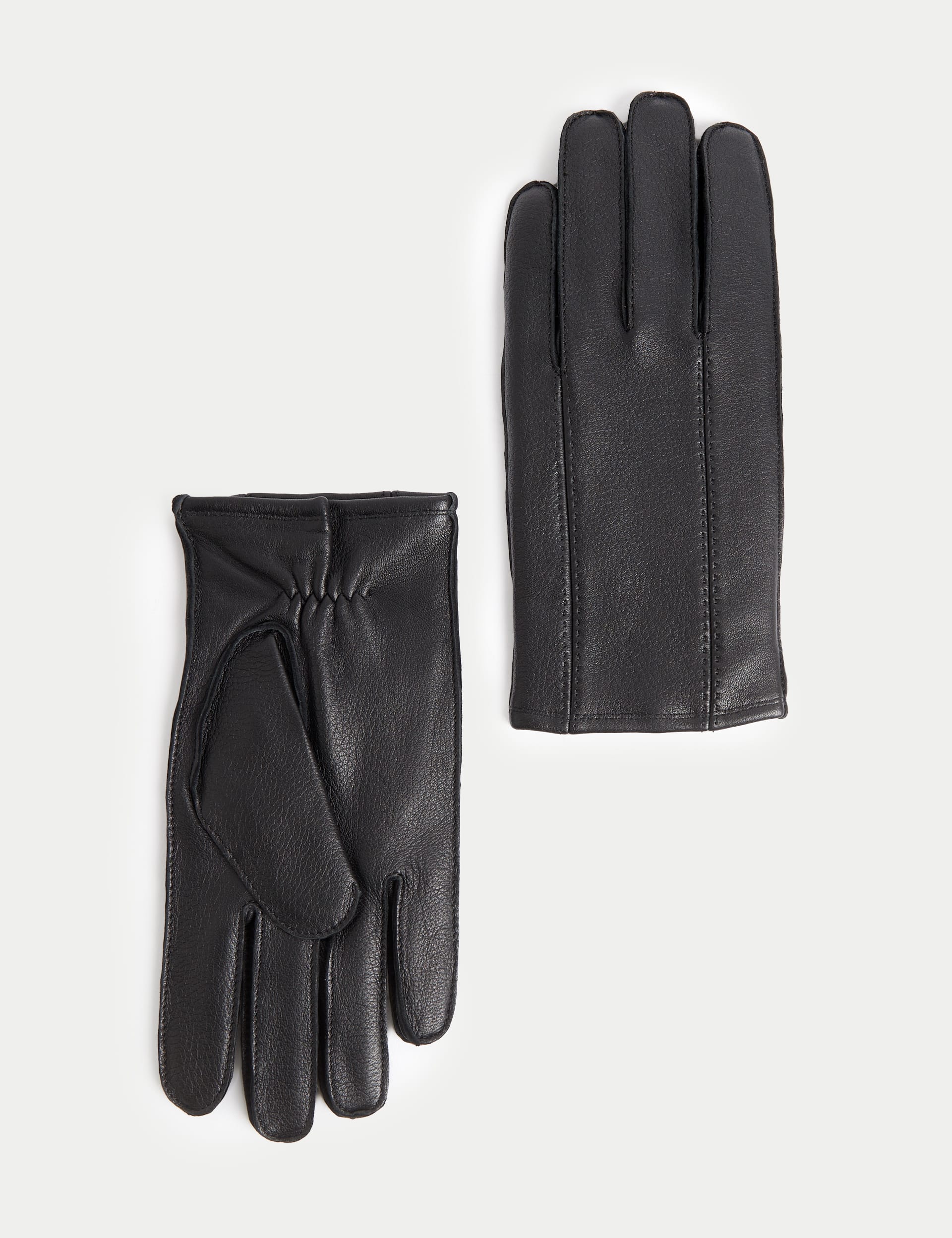 Leather Cashmere Lined Gloves