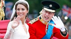 Kate Middleton and Prince William marry at Westminster Abbey in April 2011