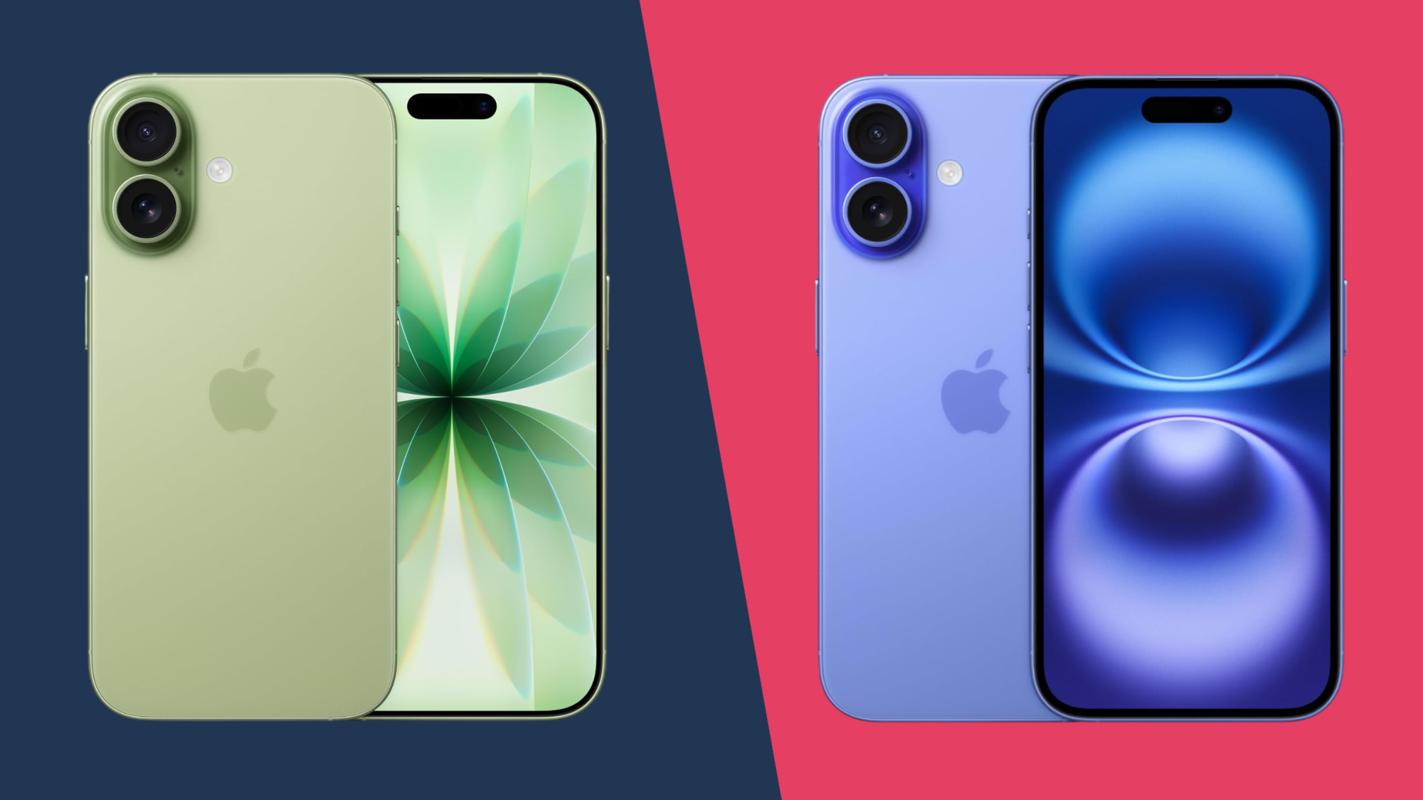 The iPhone 17 alongside the iPhone 16