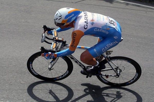 David Millar (Garmin - Slipstream) en route to a 31st place finish.