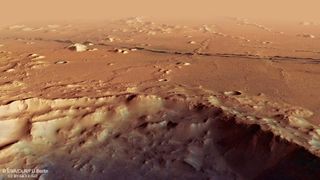 The View from a Martian Crater