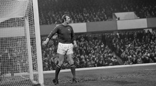 Birmingham City 1-1 Arsenal, league match at St Andrews, Saturday 23rd December 1972. Bob Wilson. Goalkeeper. (Photo by Birmingham Post and Mail Archive/Mirrorpix/Getty Images)