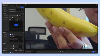 A screenshot of Staff Writer Nikita Achanta trying the Elgato Facecam Pro 4K webcam