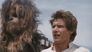 Han and Chewie on Tatooine in Return of the Jedi