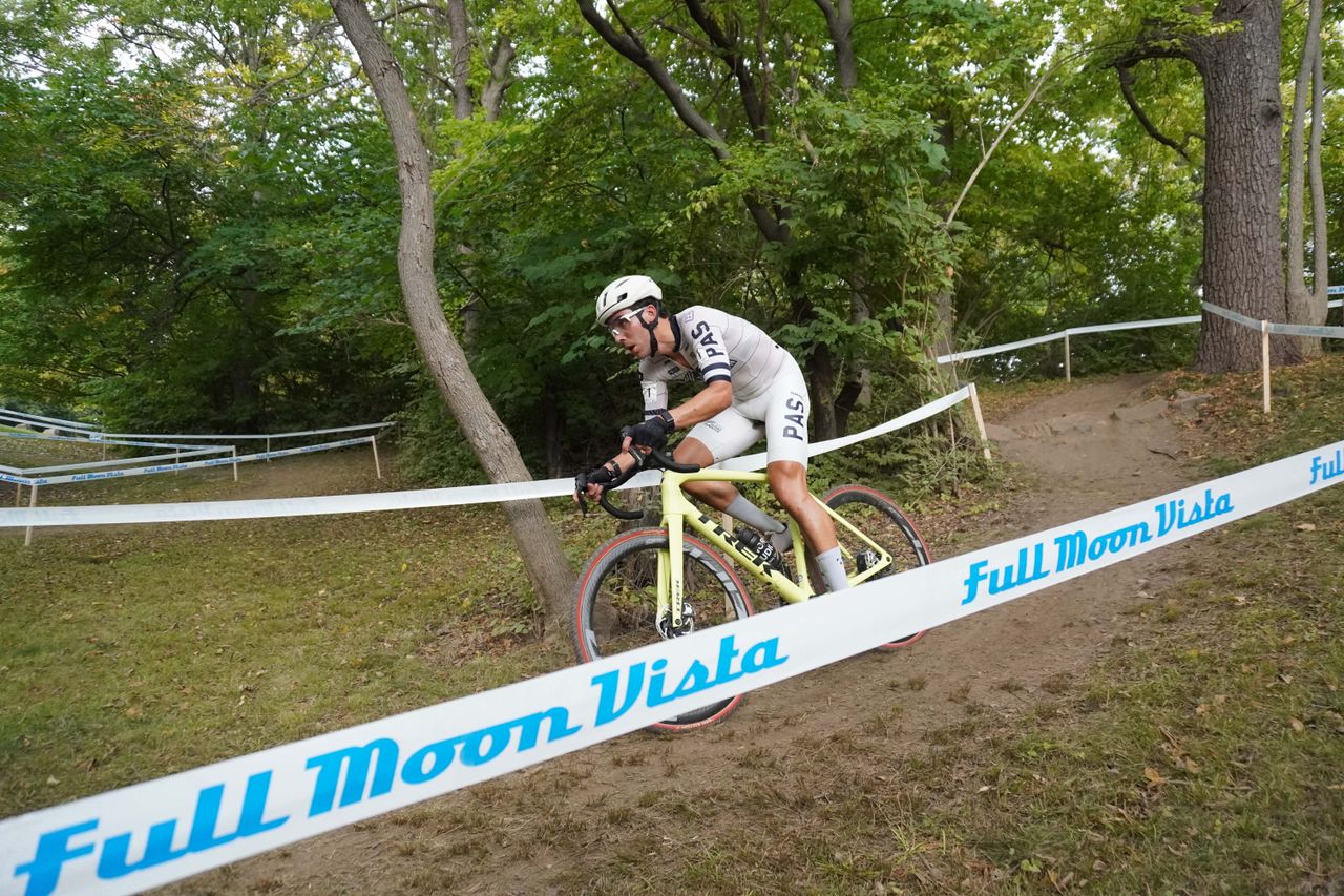 Curtis White on the fast course at Genesee Valley Park