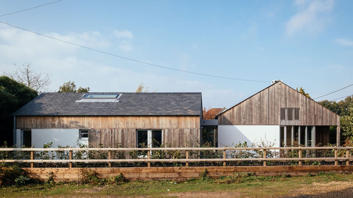 contemporary remodel and extension with vertical timber cladding