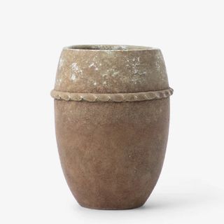 A terracotta plant pot