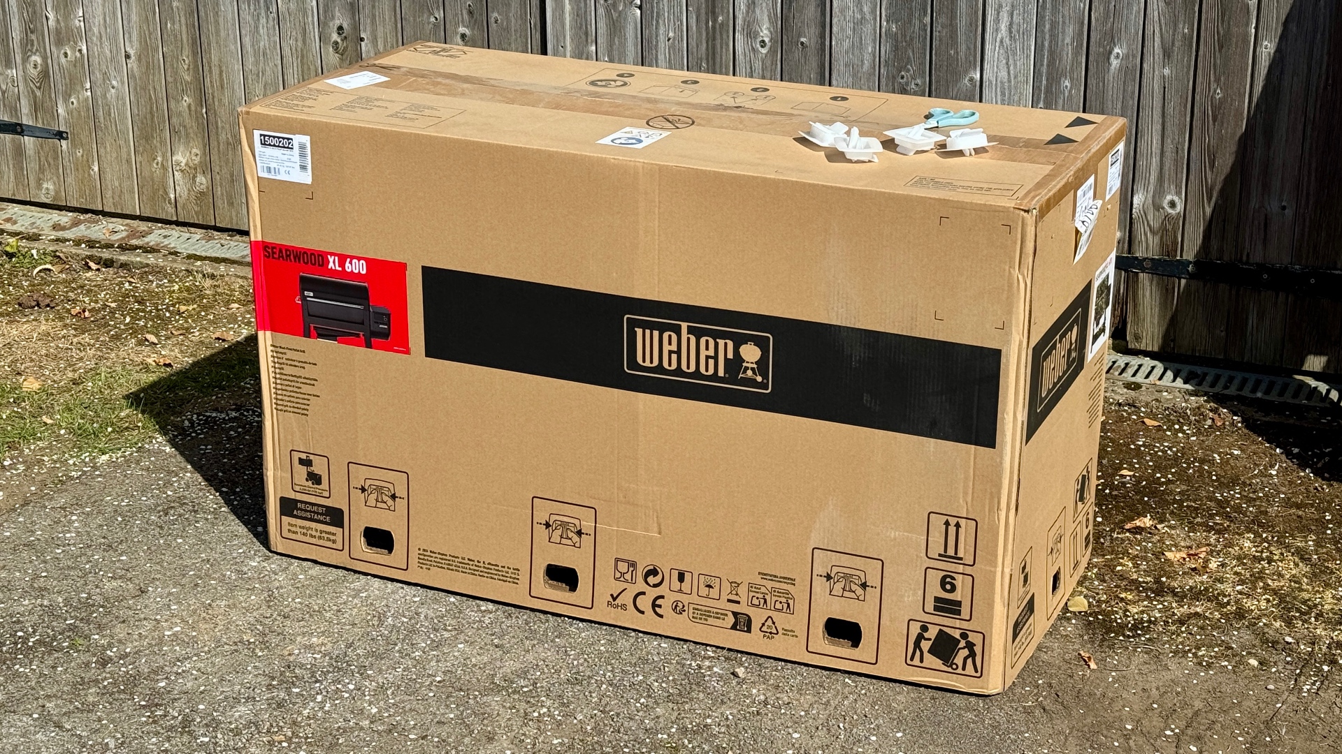 Weber Searwood XL box