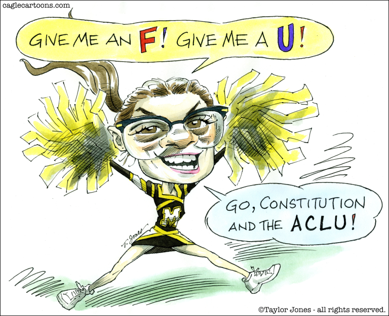 The Supreme Court cheerleader