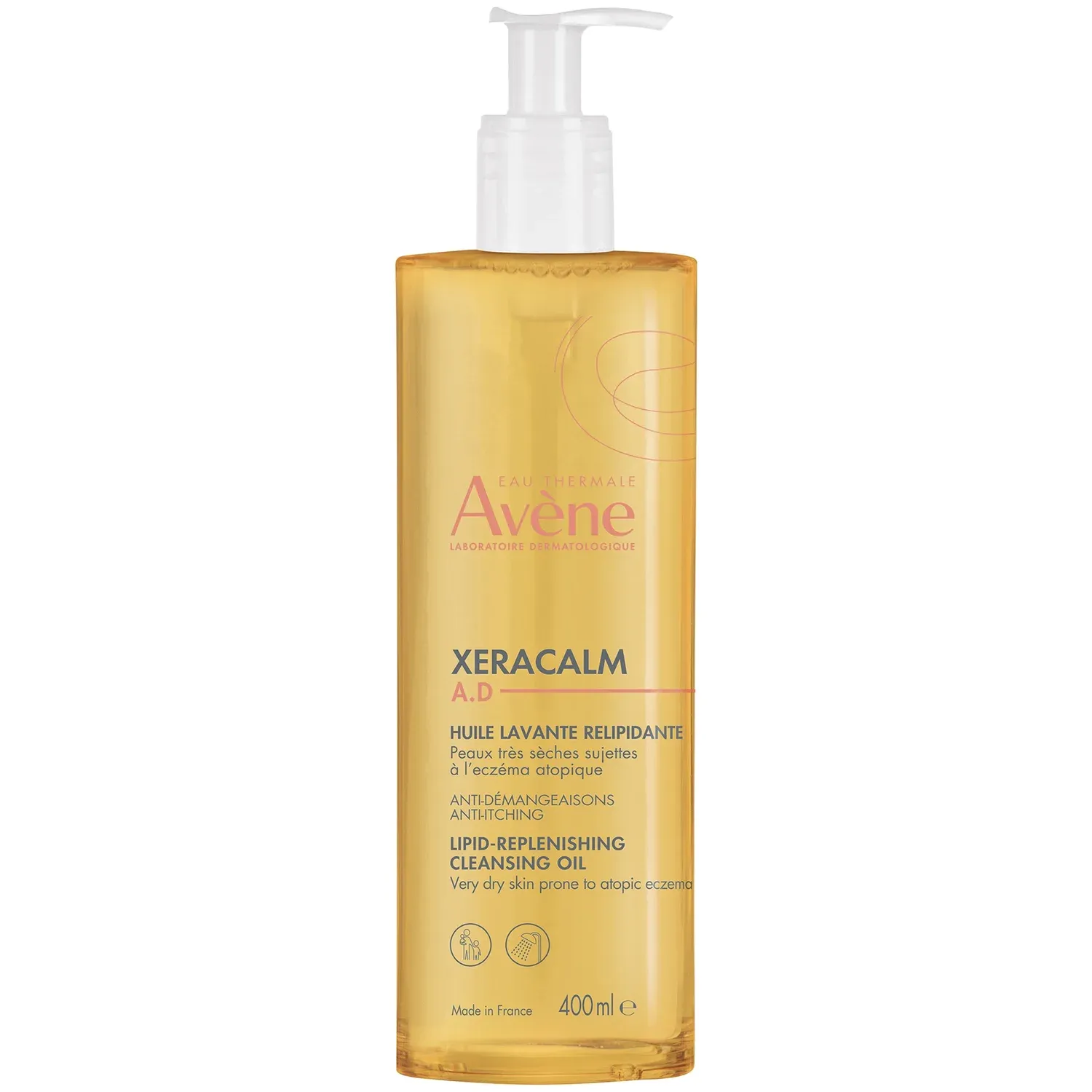 Avène Xeracalm A.d Lipid-Replenishing Cleansing Oil for Dry, Itchy Skin 400ml